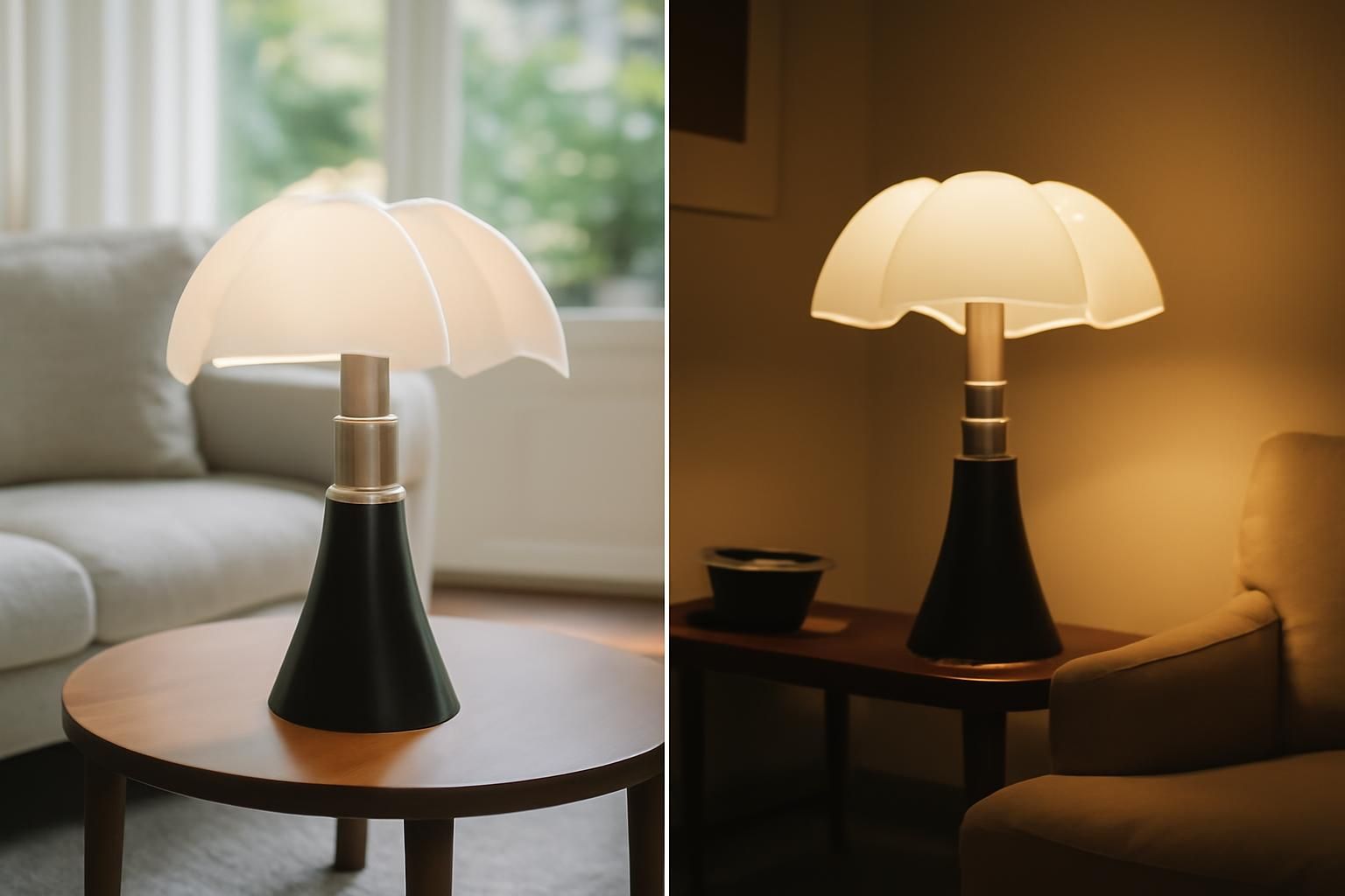 découvrez quelle hauteur de lampe pipistrello, 35 cm ou 86 cm, est idéale pour chaque pièce de votre intérieur afin d'optimiser éclairage et ambiance.
